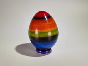 Resin Turned Egg