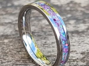 Horse Mane Opal Inlay Rings