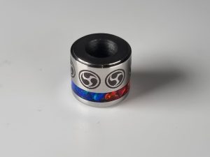 Example Stainless Opal Inlay Bead