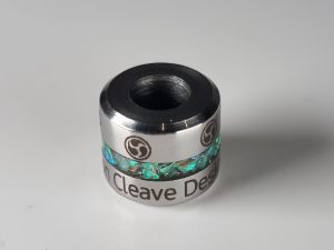 Example Stainless Opal Inlay Bead